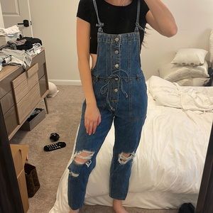 NWT F21 Denim Jumpsuit